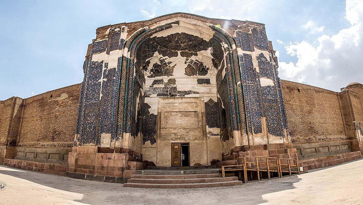 تبریز قدیم؛ مسجد کبود در سال ۱۳۰۹ (عکس)