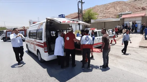 آتش سوزی در مرکز توانبخشی مسجدسلیمان