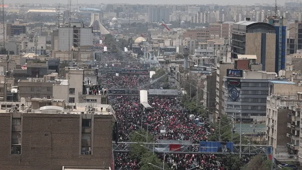 مراسم تشییع رهبر شهید